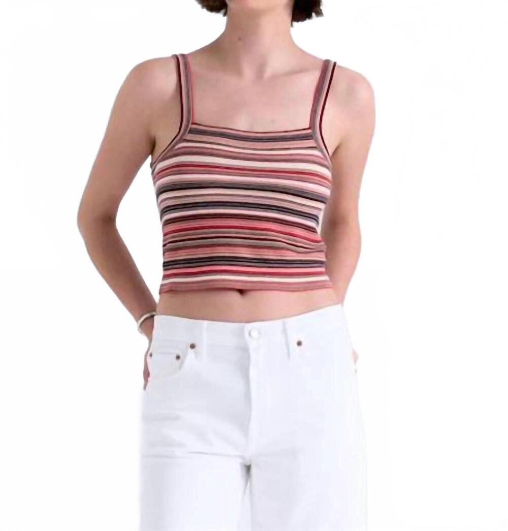 NEW PISTOLA women's frannie tank top in multi